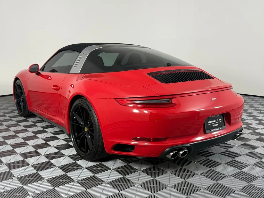 Used 2017 Red Porsche Targa 4S image 3