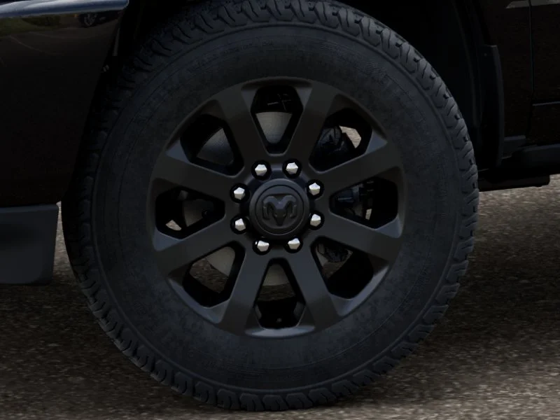 New 2027 Diamond Black Crystal Pearl-Coat Exterior Paint RAM Laramie image 4