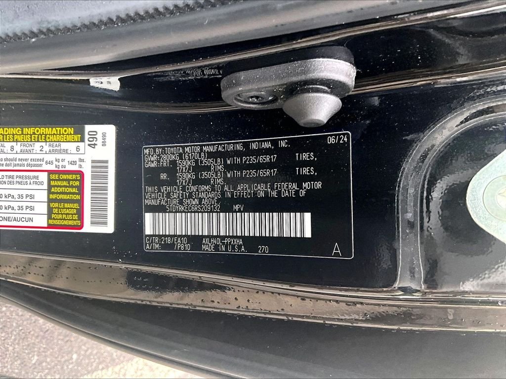 Used 2024 Black Toyota XLE image 37