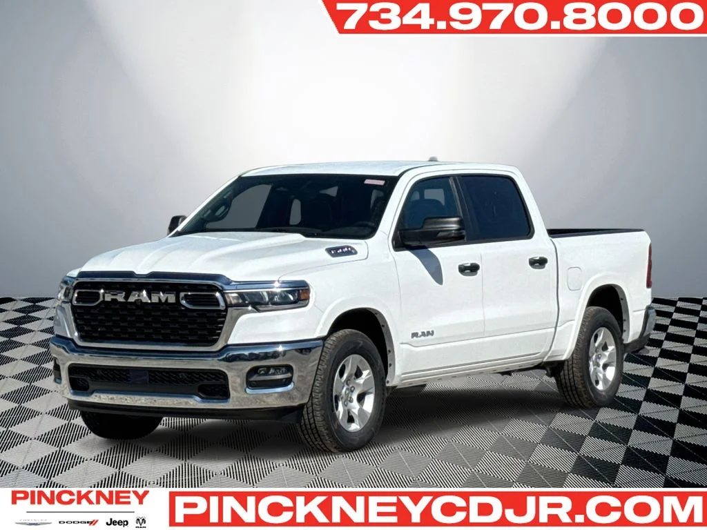 New 2026 Bright White Clear-Coat Exterior Paint RAM Big Horn/Lone Star image 1