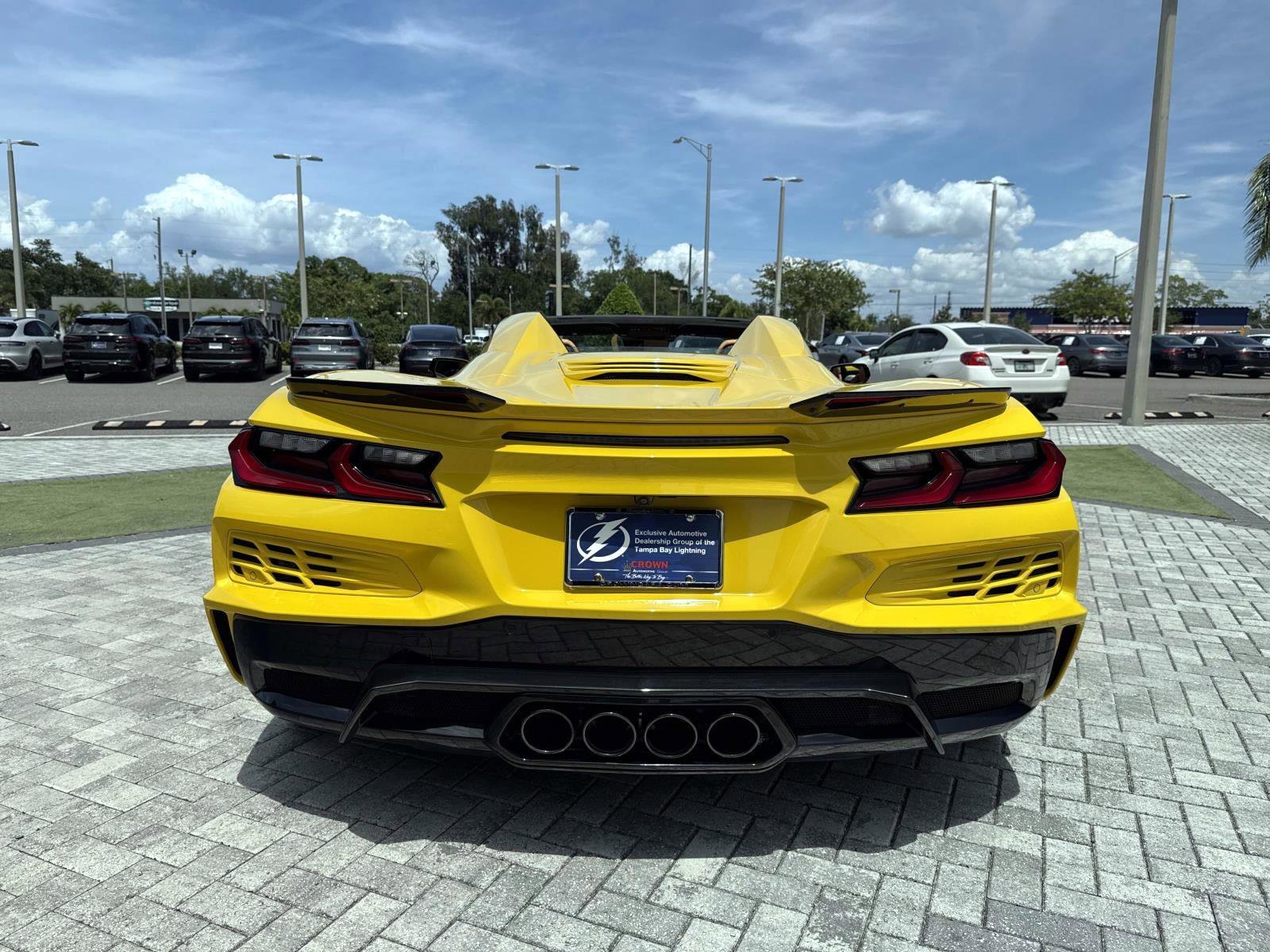 Used 2025 Competition Yellow Tintcoat Metallic Chevrolet Z06 image 8