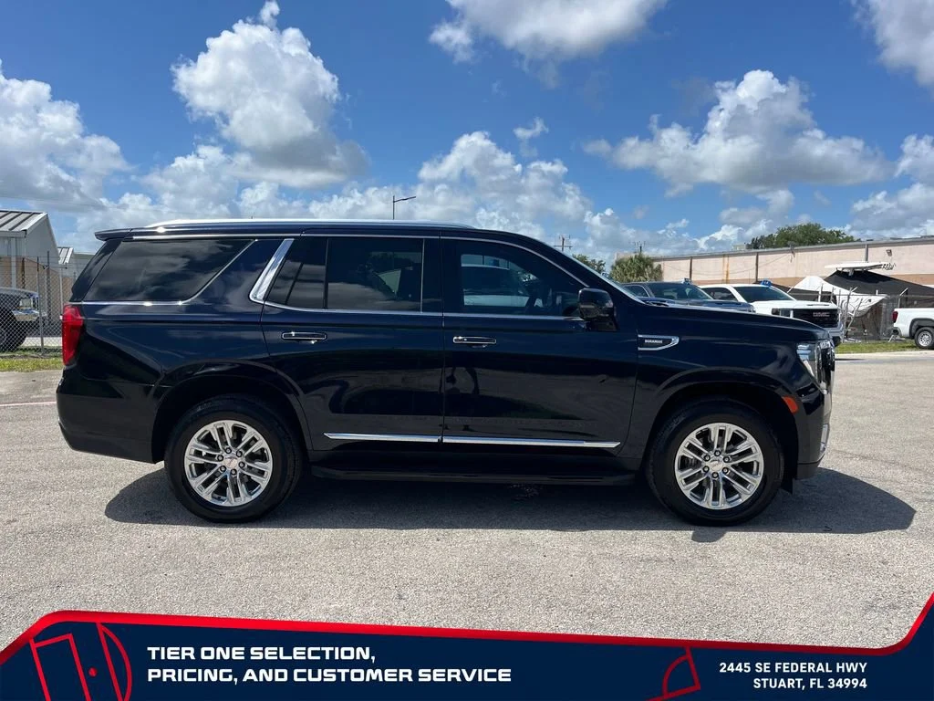 Used 2021 MIDNIGHT BLUE METALLIC GMC SLT image 8