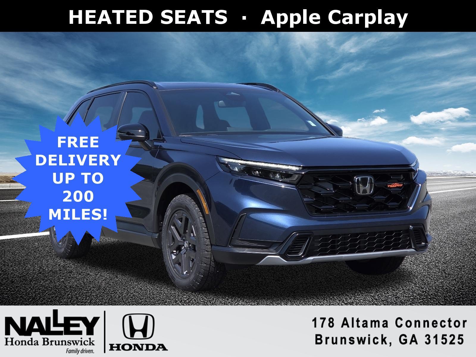New 2026 Canyon River Blue Metallic Honda TrailSport image 1
