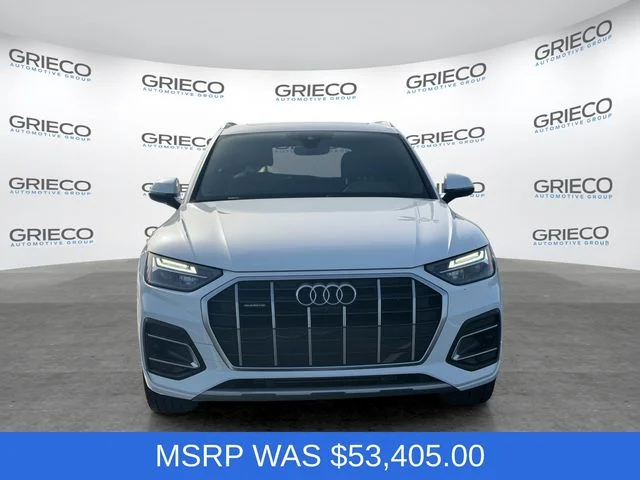 Used 2021 White Audi 45 Premium Plus image 2