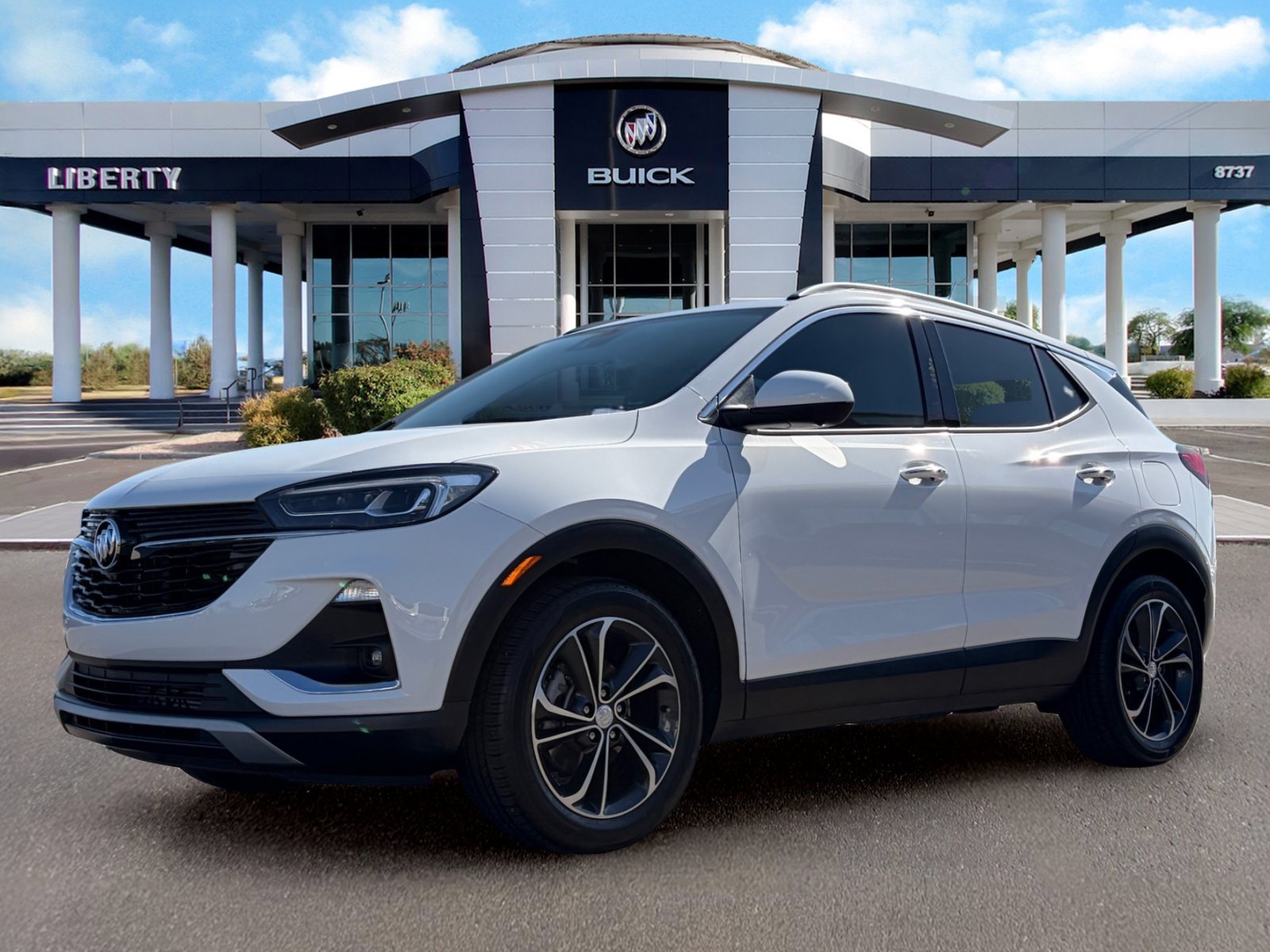 Used 2021 SUMMIT WHITE Buick Essence image 6