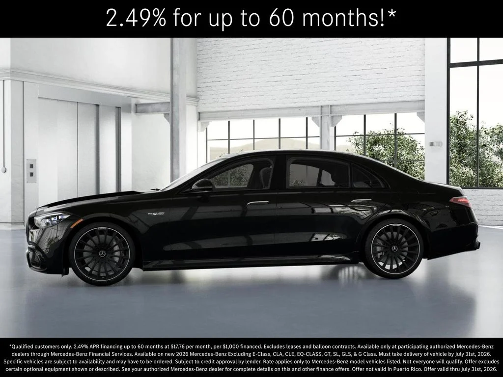New 2026 Obsidian Black Metallic Mercedes-Benz AMG® S 63 E 4MATIC Sedan image 35