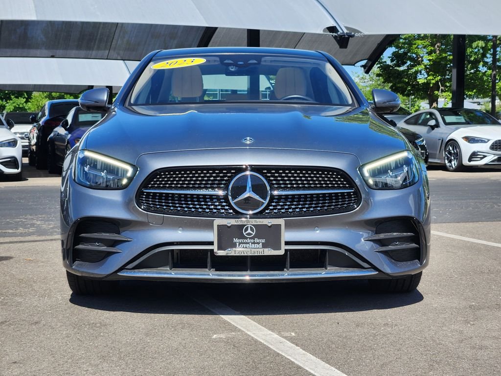 Certified Used 2023 Selenite Grey Metallic Mercedes-Benz E350 4MATIC® image 3
