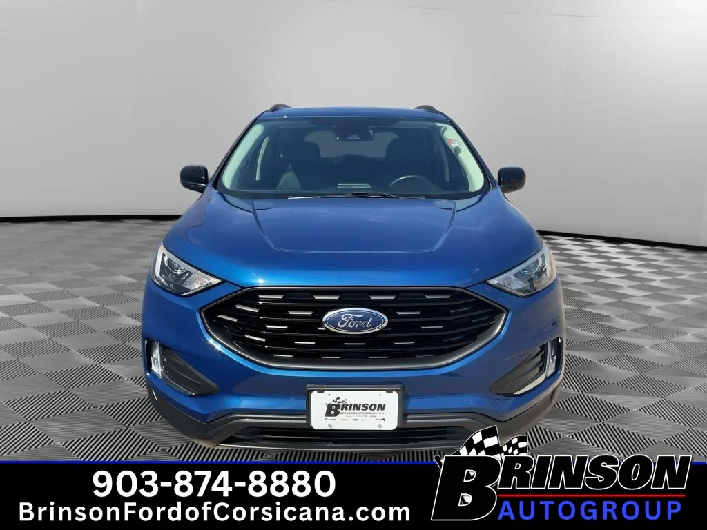 Used 2022 Atlas Blue Metallic Ford SEL image 2