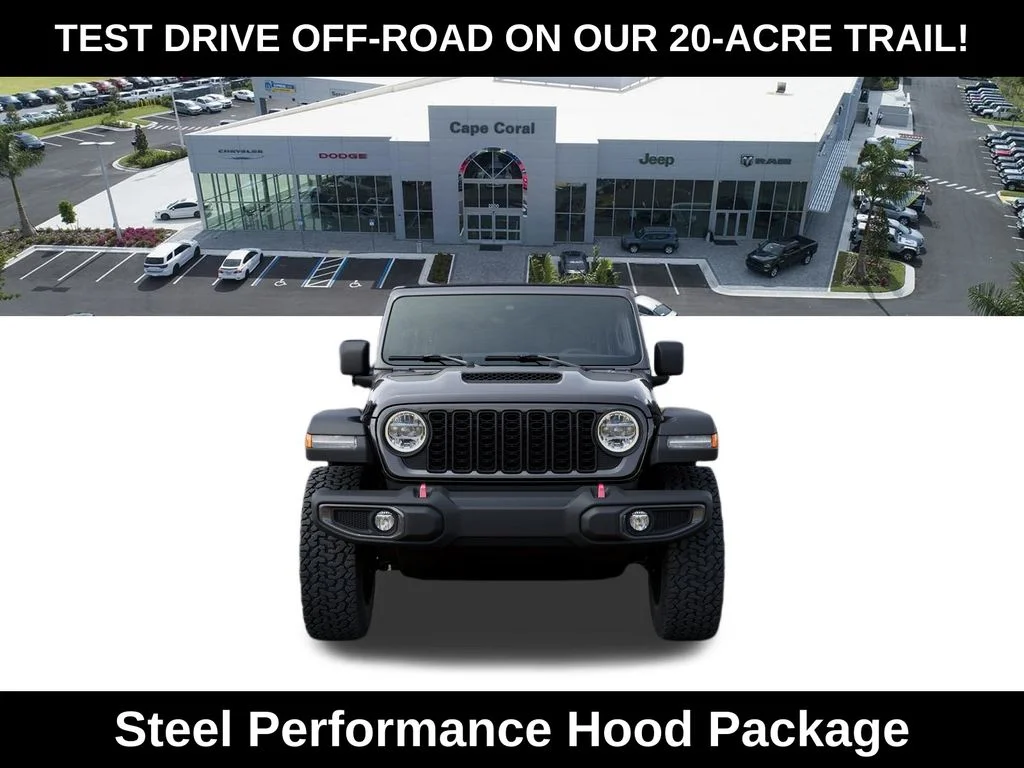 New 2026 Granite Crystal Metallic Clear-Coat Exterior Paint Jeep Rubicon image 6