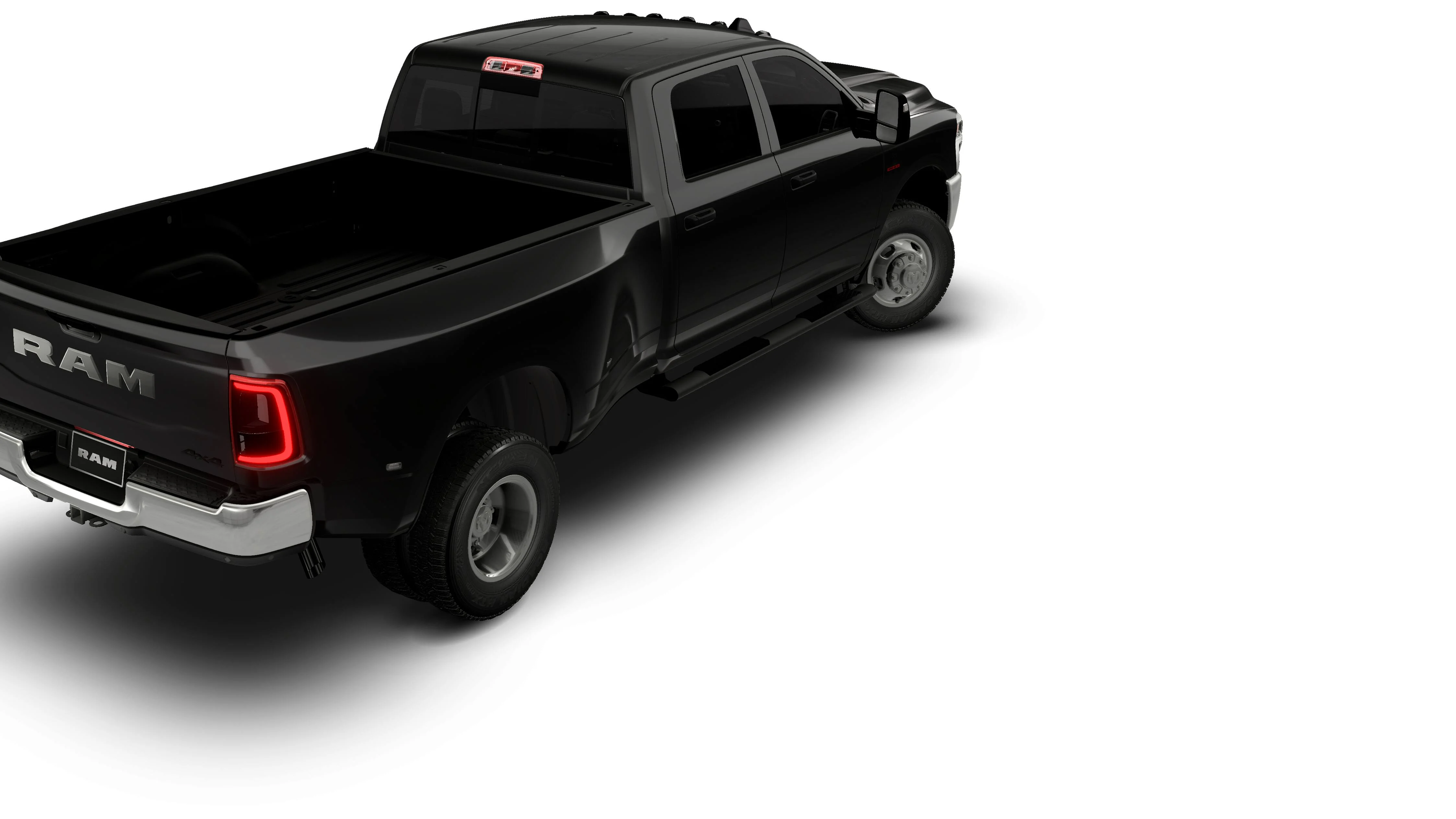New 2026 Diamond Black Crystal Pearl-Coat Exterior Paint RAM TRADESMAN image 2
