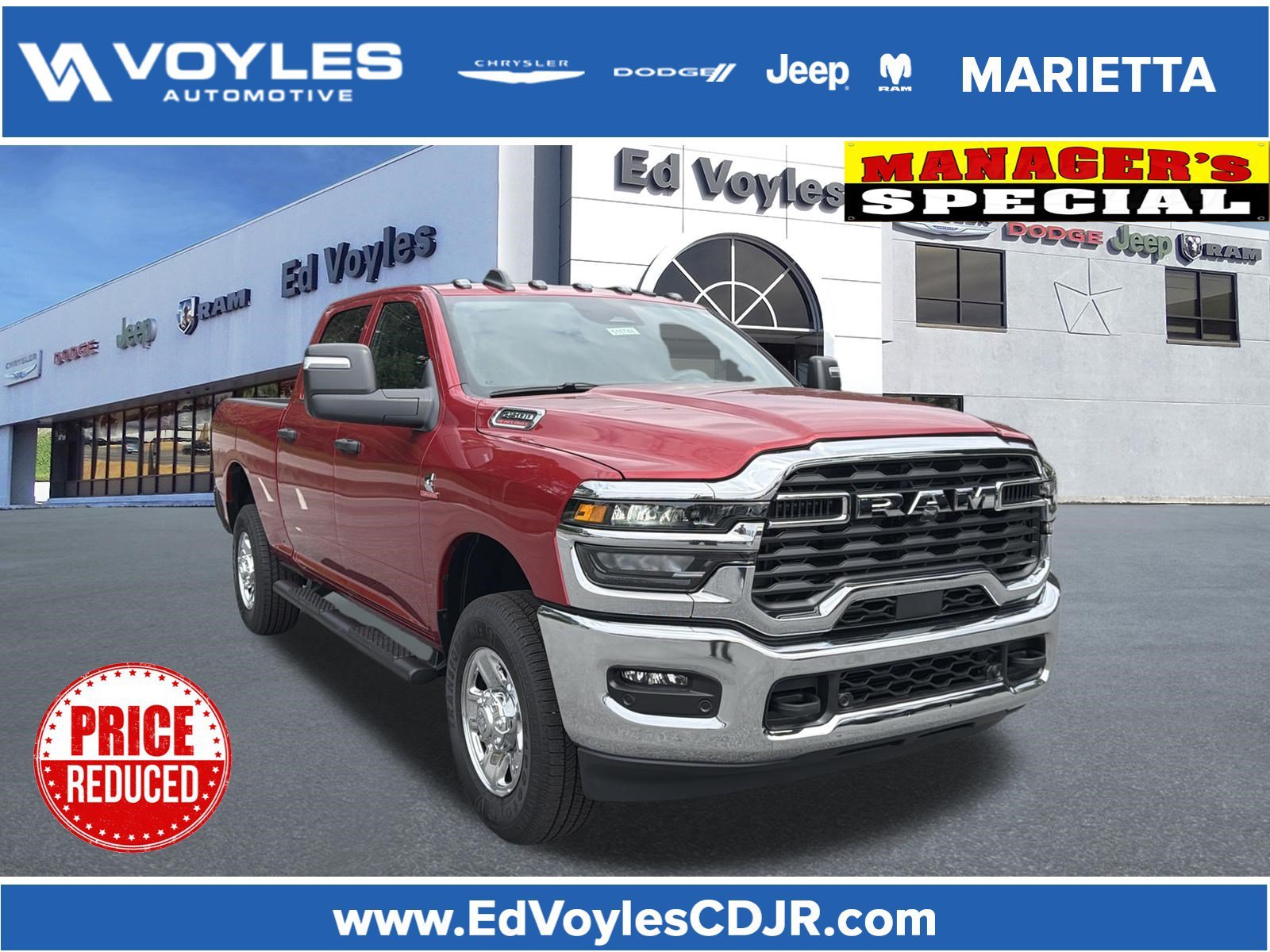 New 2026 Molten Red Pearlcoat RAM Tradesman image 1