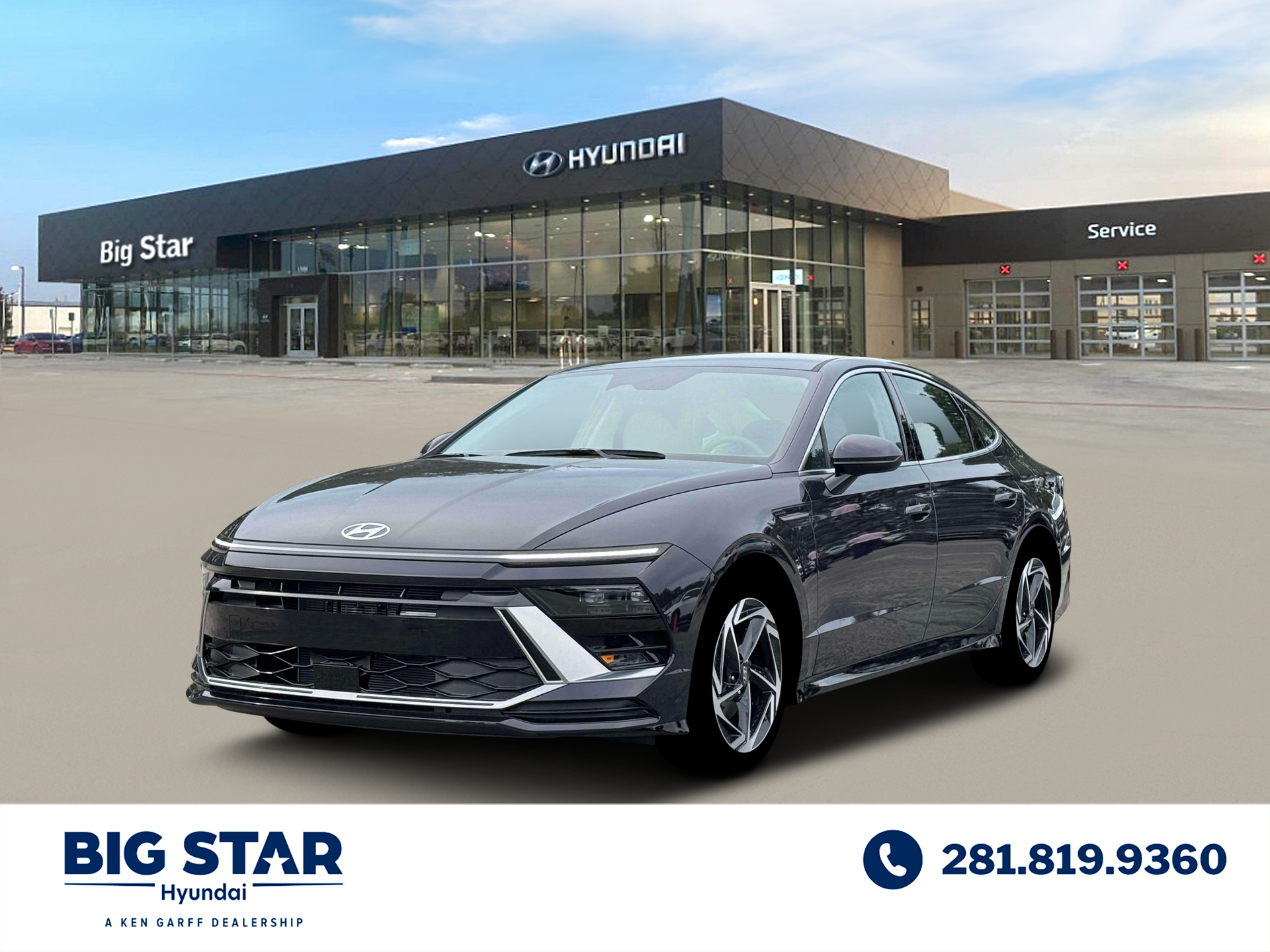 New 2026 Carbon Blue Hyundai SEL Sport image 20
