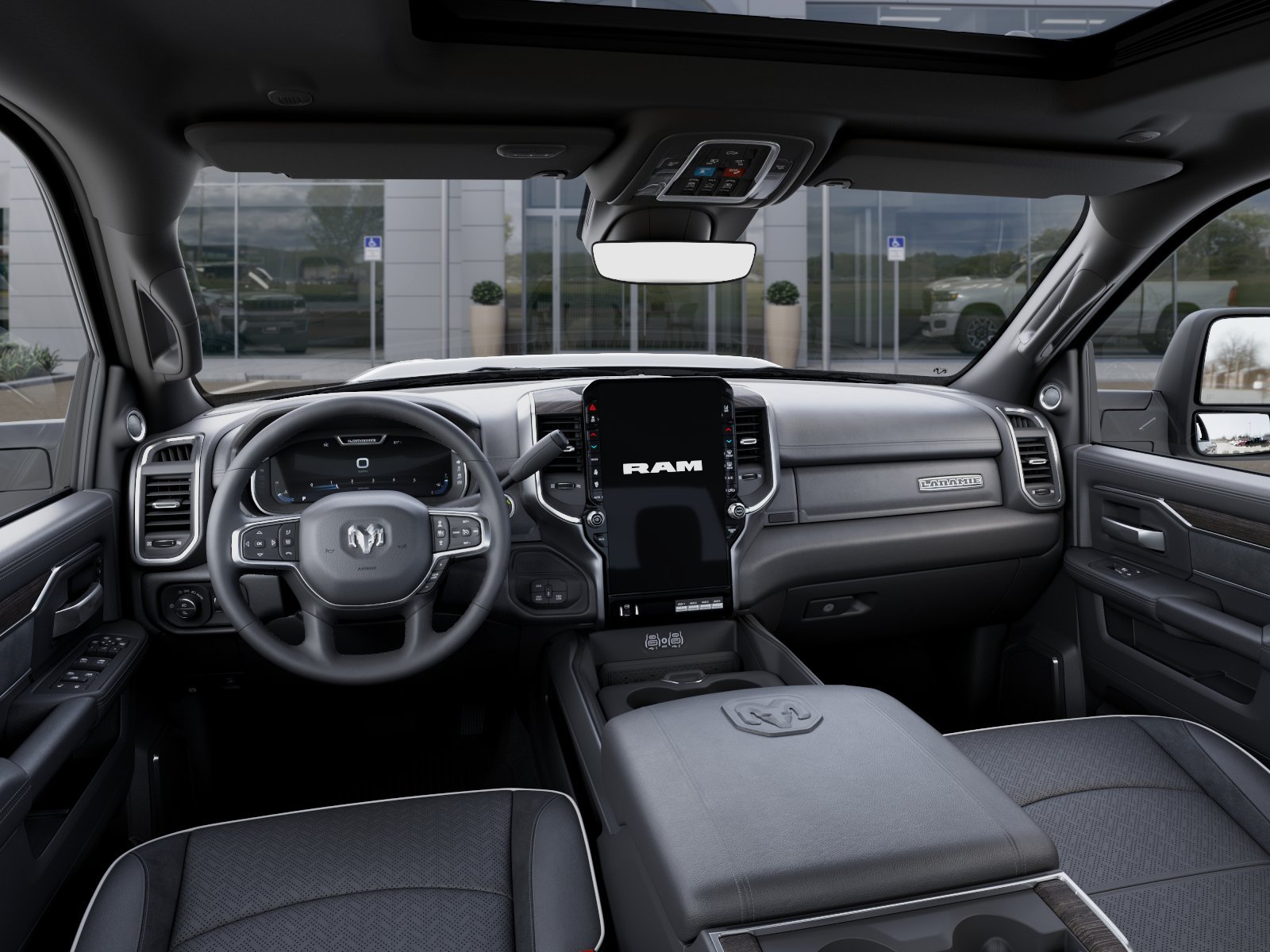 New 2026 Bright White Clear-Coat Exterior Paint RAM Laramie image 40