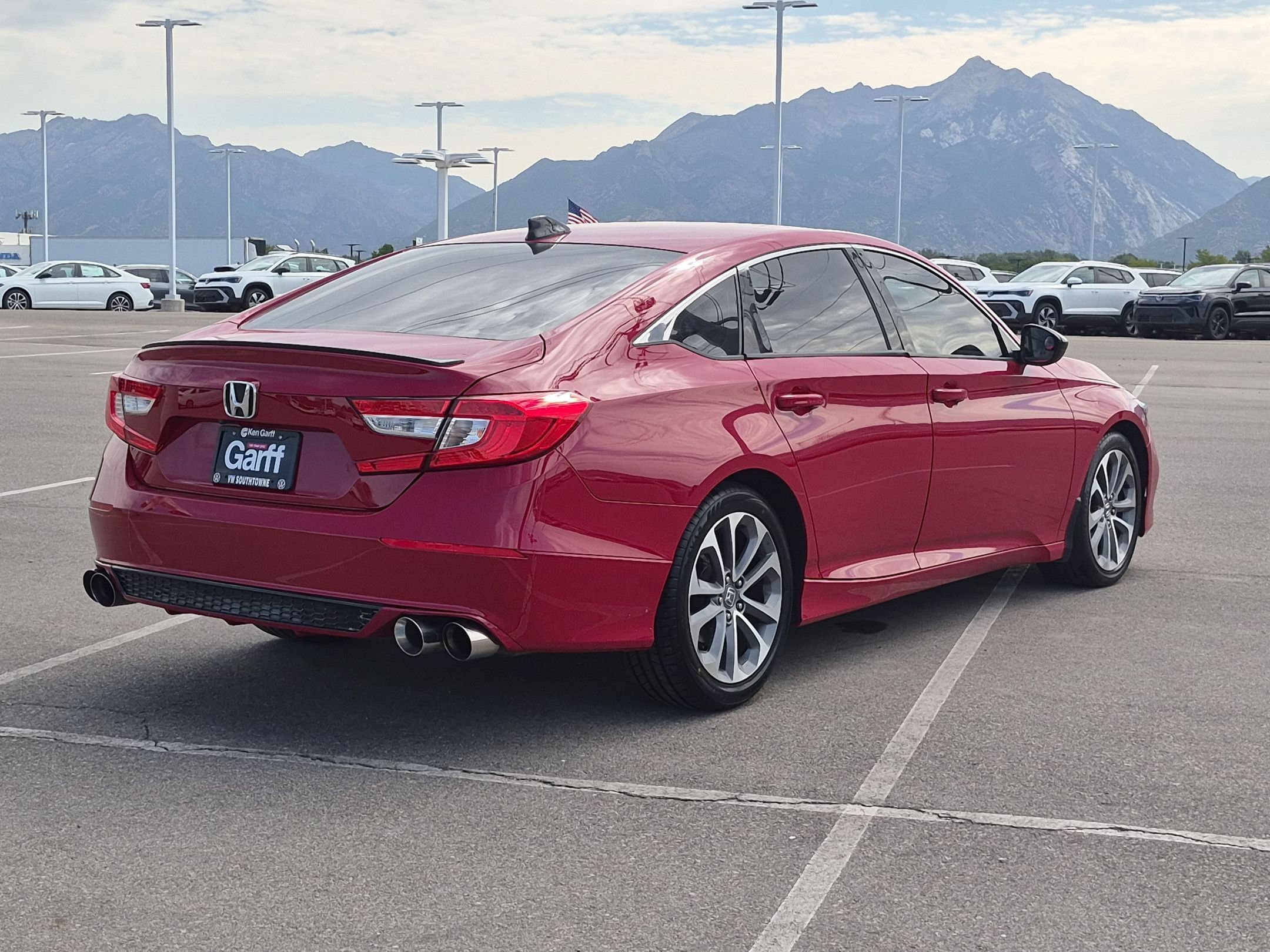 Used 2021 Red Honda Sport SE image 3