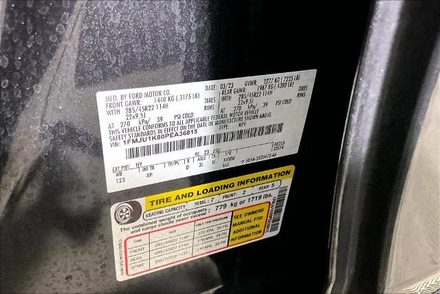 Certified Used 2023 Dark Matter Metallic Ford Limited image 54
