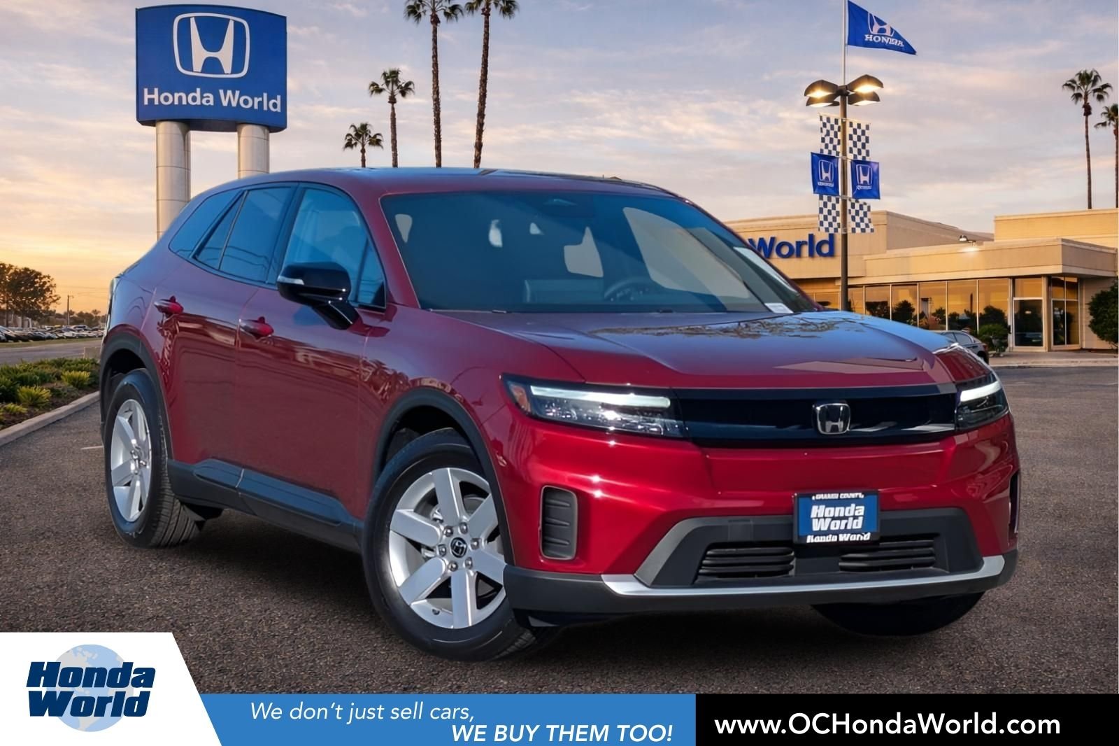 New 2026 Scarlet Red Metallic Honda EX image 1