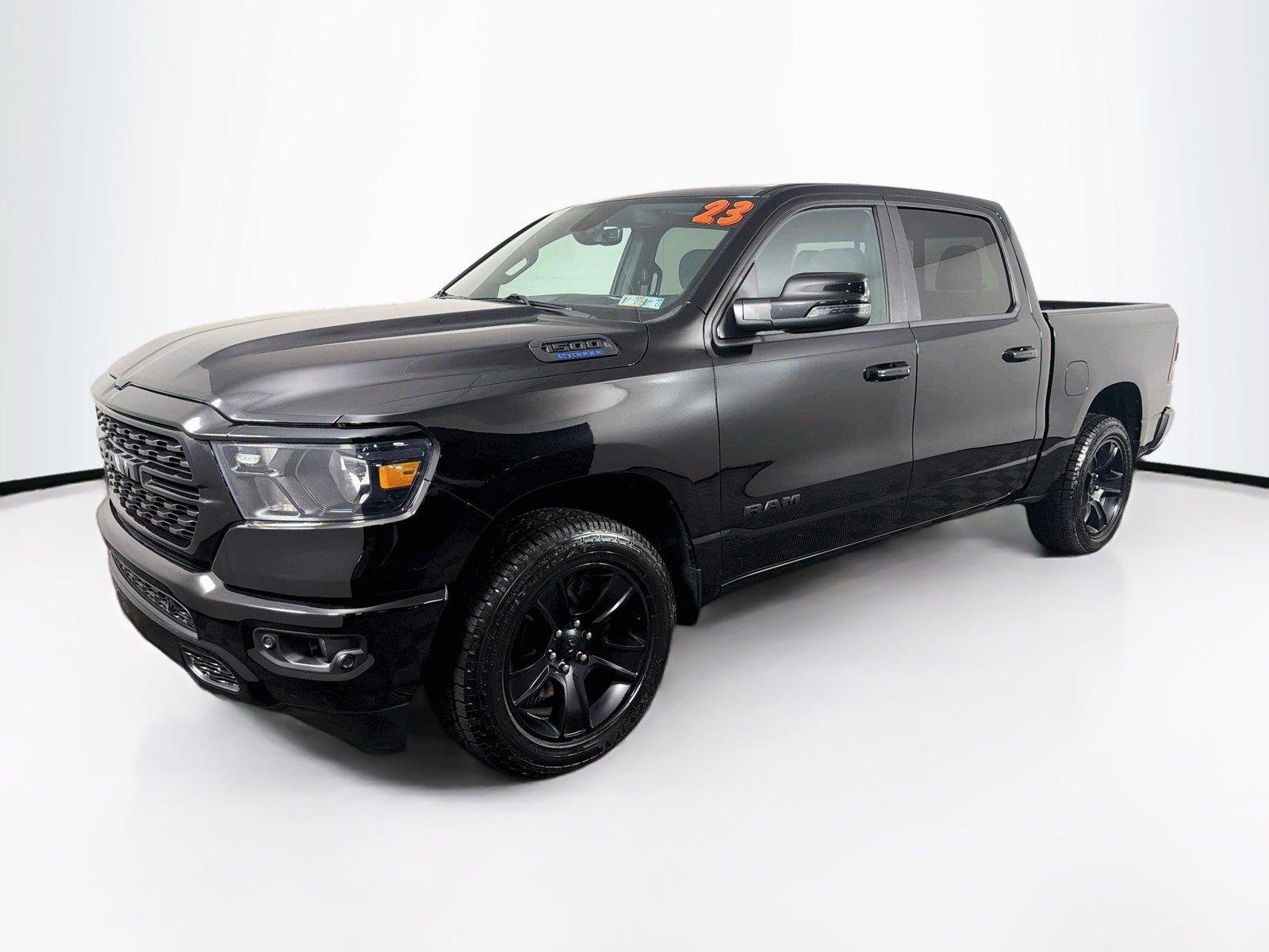 Used 2023 Diamond Black Crystal Pearlcoat Ram Big Horn image 7