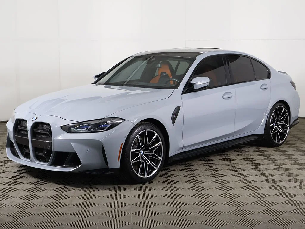 Used 2024 Ind Frozen Pure Gray II Metallic BMW Competition image 11