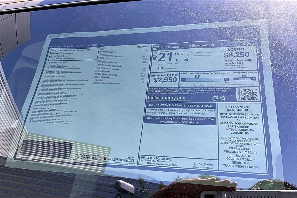 New 2026 BATUMI GOLD Land Rover SE 7 Seats image 15