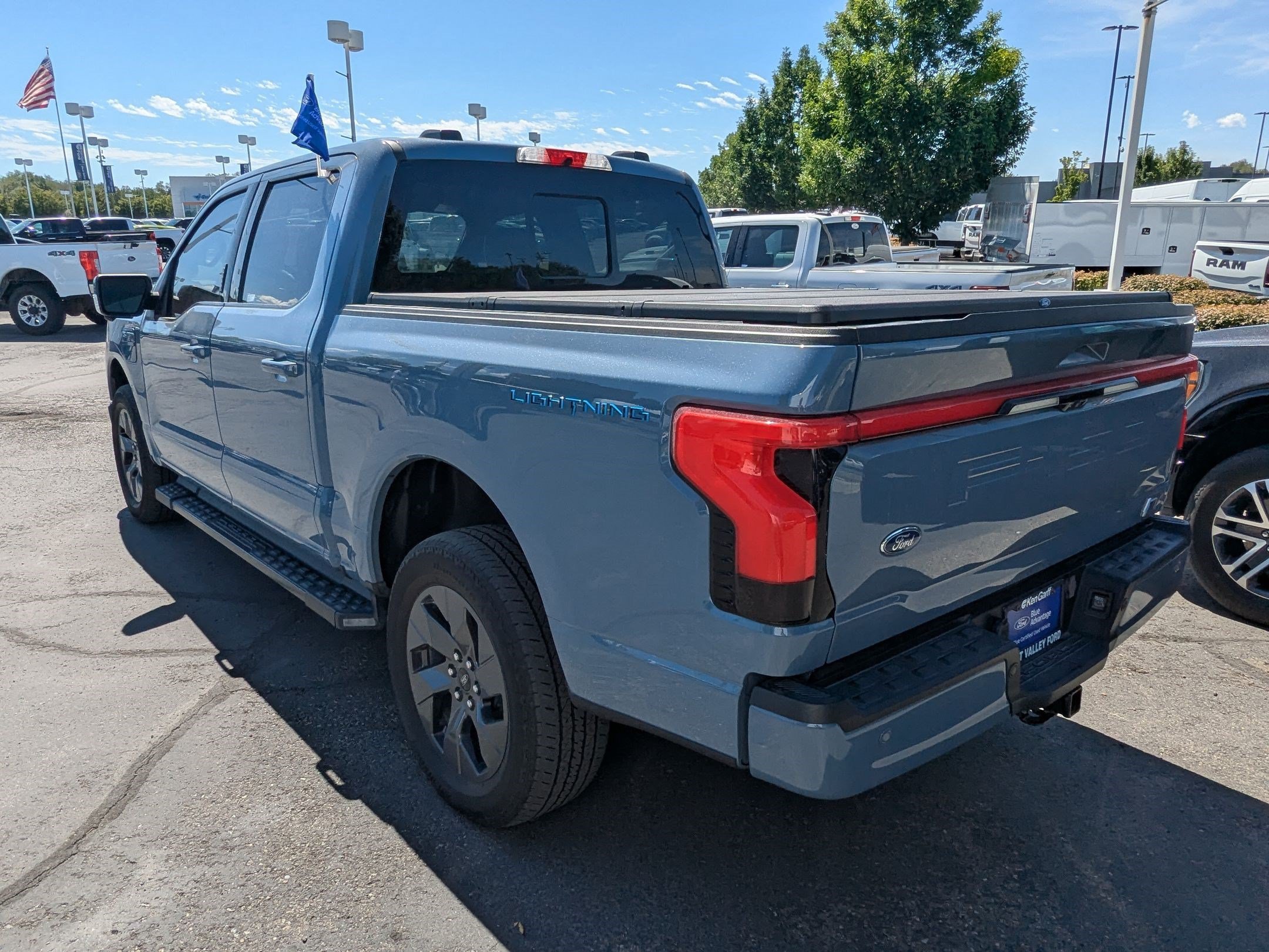 Used 2023 Azure Gray Metallic Ford LARIAT image 5