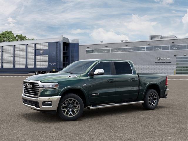 New 2026 Serrano-Green Metallic Exterior Paint RAM Laramie image 1