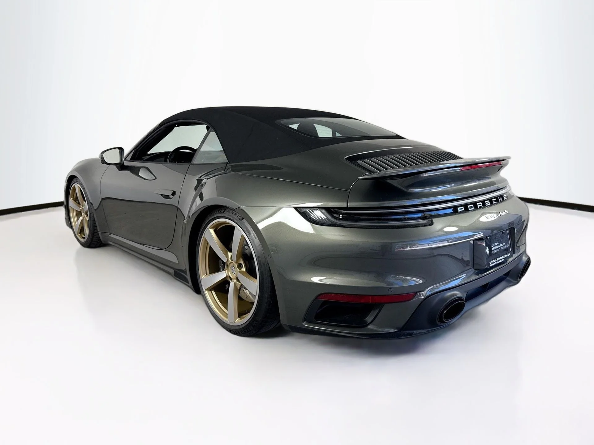 Used 2024 Aventurine Green Metallic Porsche Turbo S image 5