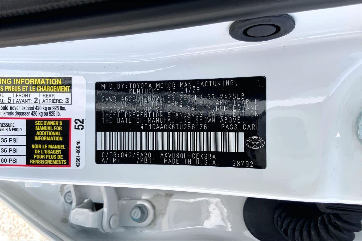 Certified Used 2026 Ice Cap Toyota SE image 36
