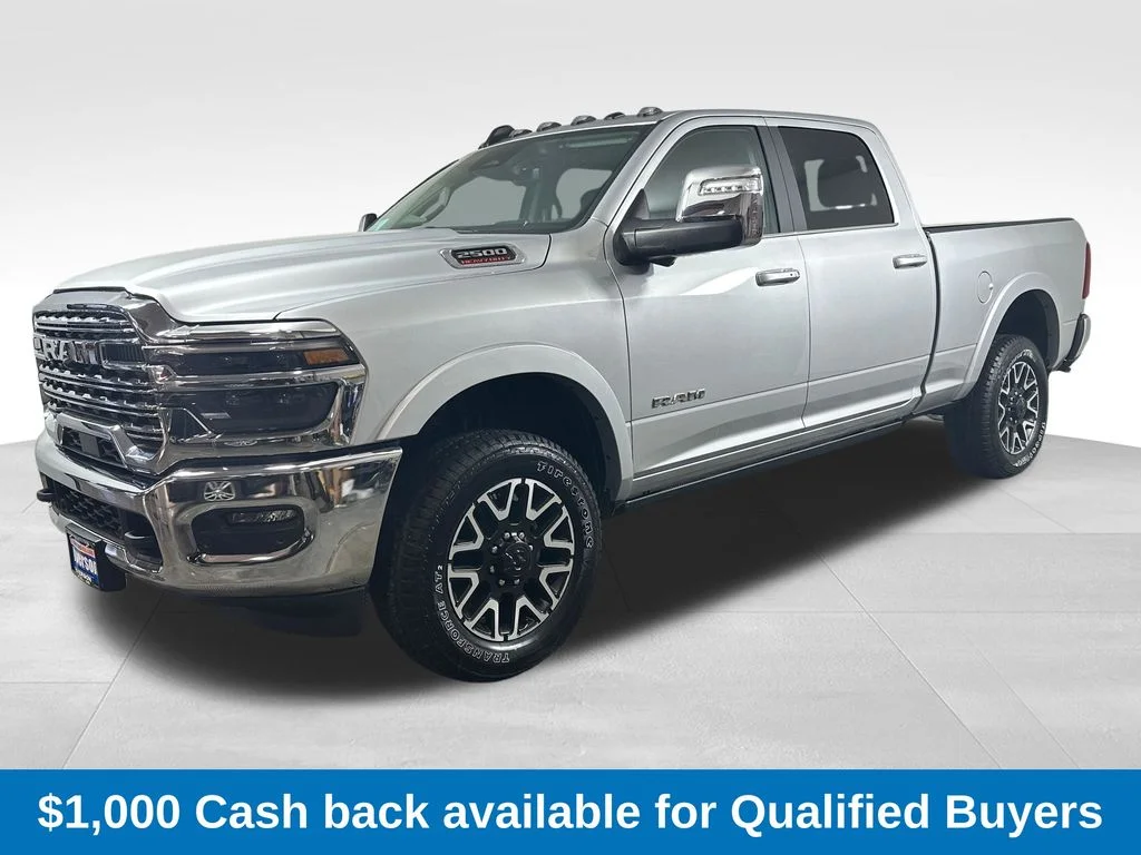 New 2026 Silver-Zynith Exterior Paint RAM Limited Longhorn image 2