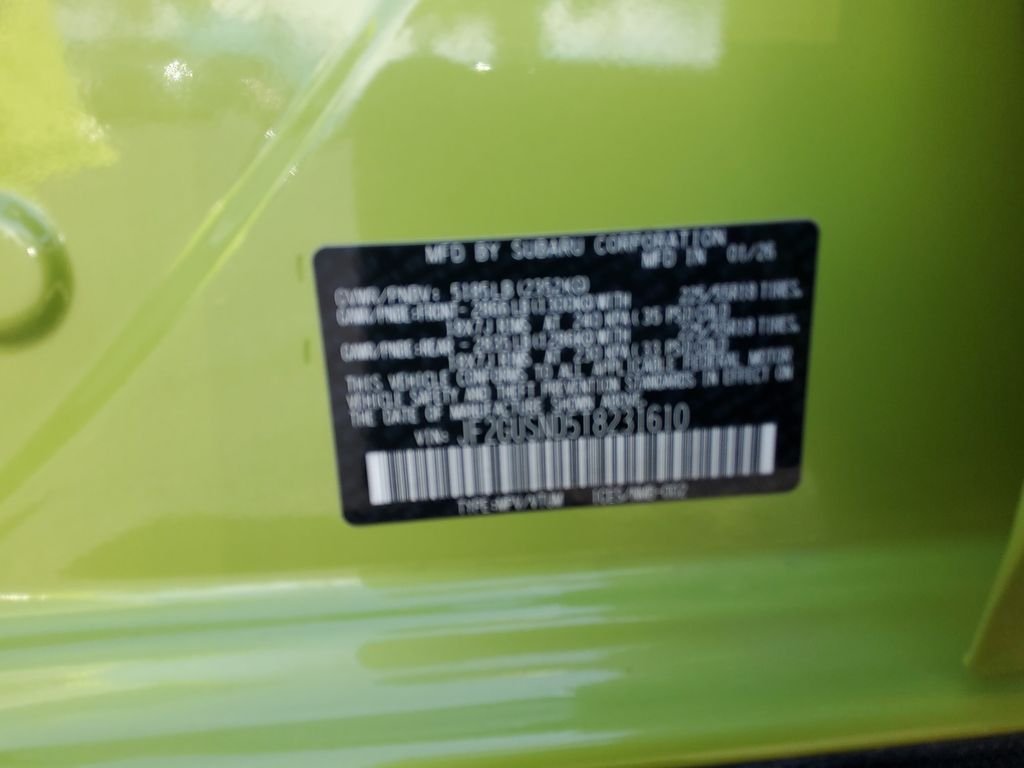Used 2026 Yellow Subaru Limited image 20