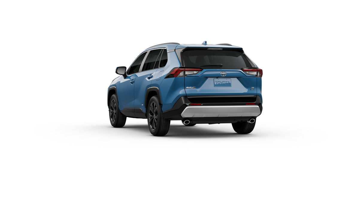 New 2025 Cavalry Blue Toyota Hybrid SE image 4