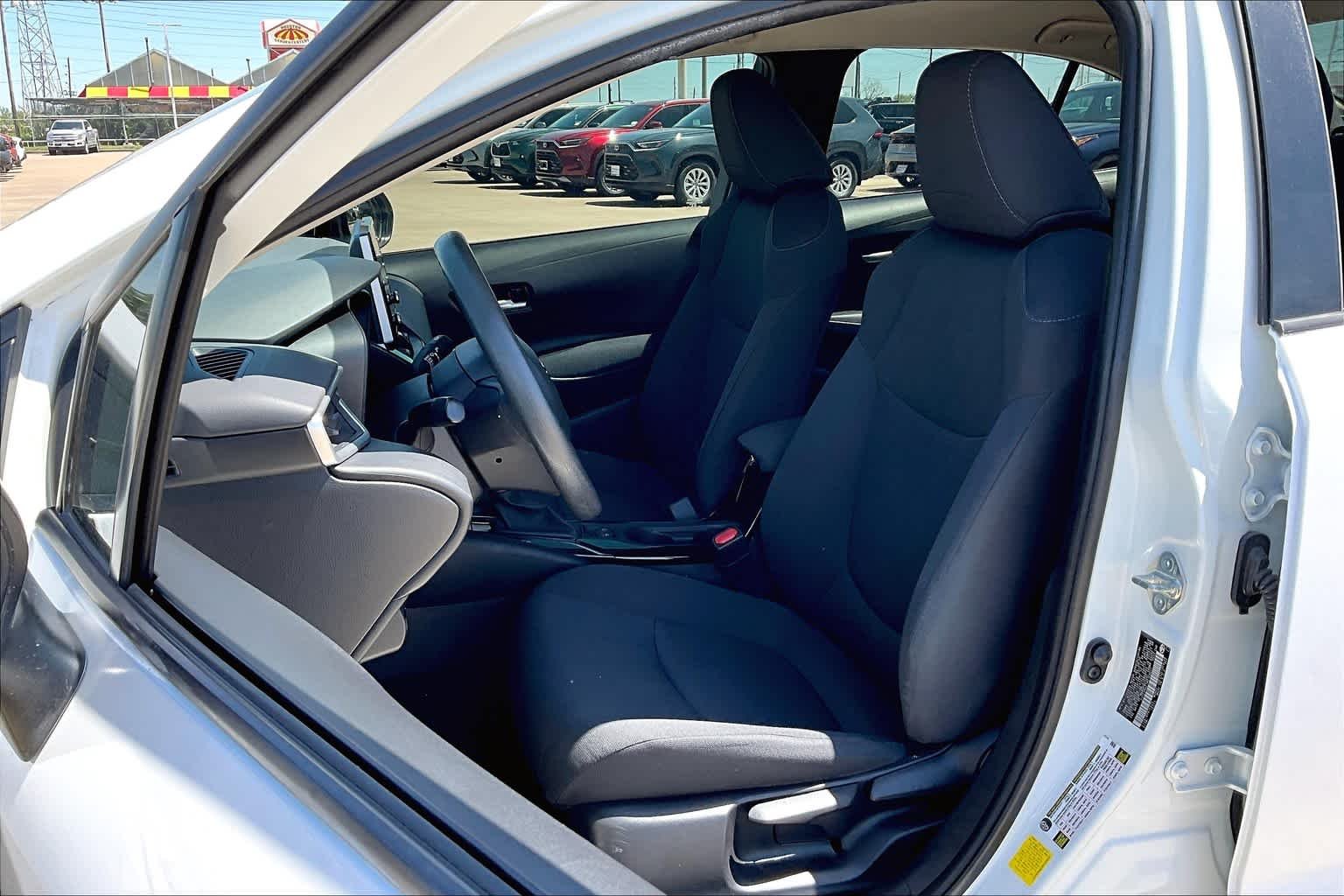 Used 2021 Super White Toyota LE image 8