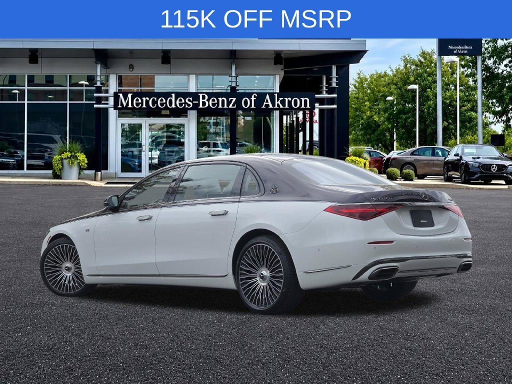 New 2025 MANUFAKTUR Moonlight White Metallic Mercedes-Benz Maybach S 680 image 24