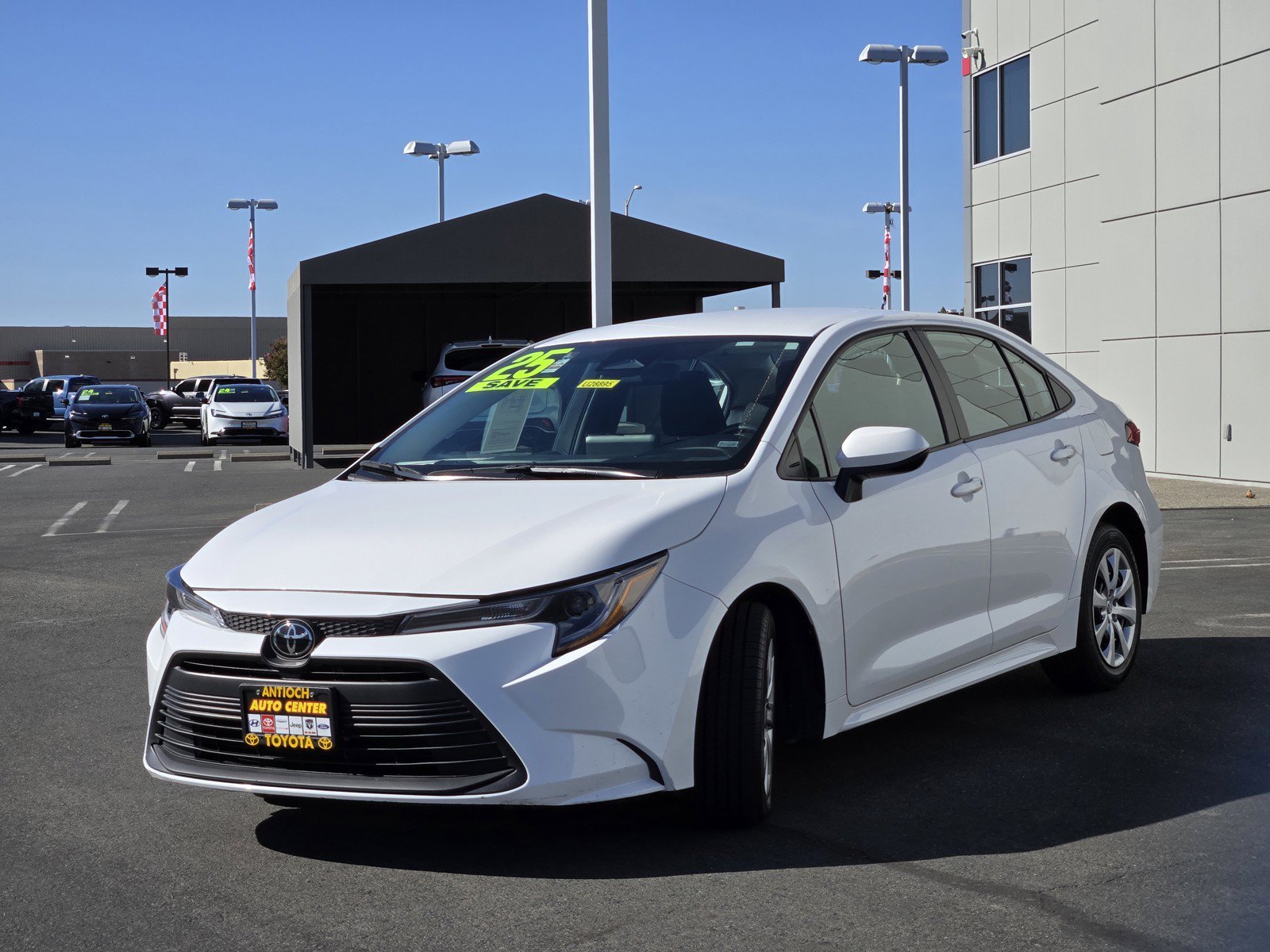 Certified Used 2025 White Toyota LE image 8