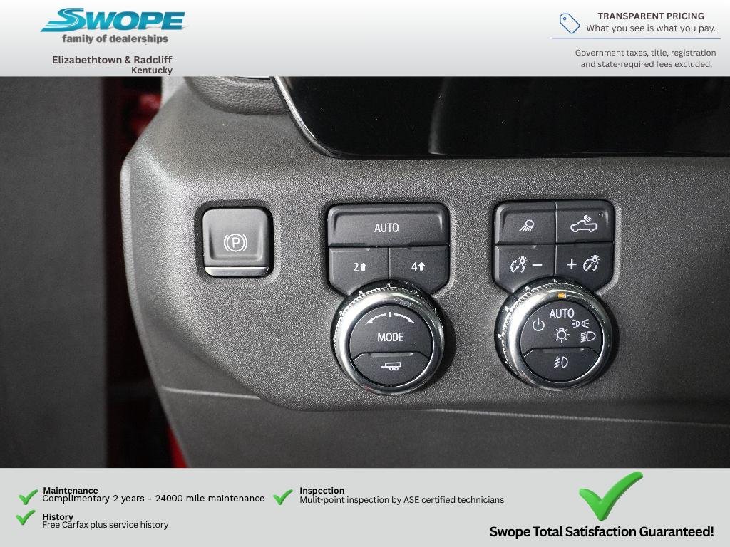 Used 2024 Volcanic Red Tintcoat GMC SLT image 15
