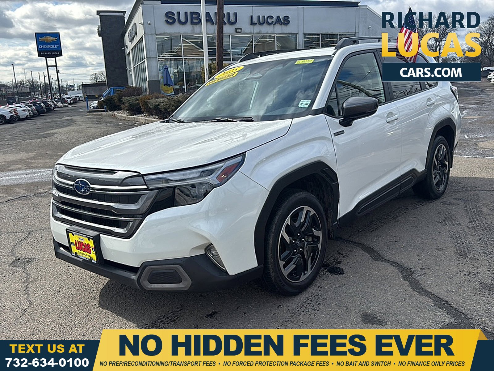 Crystal White Pearl 2025 Subaru Forester Hybrid Limited AWD SUV / Crossover All-Wheel Drive