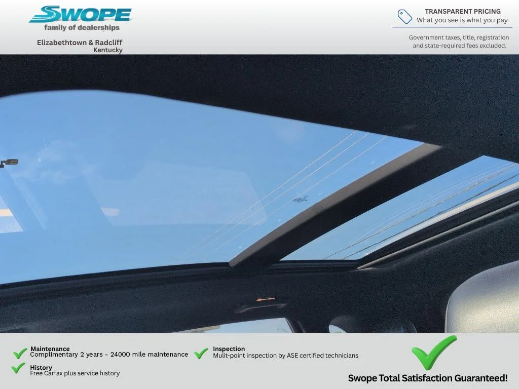 Used 2024 Star White Metallic Tri-Coat Ford ST-Line image 12