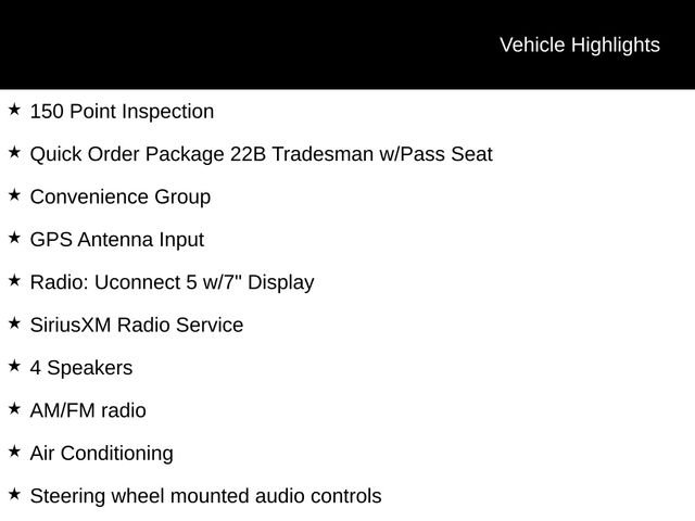 Used 2025 Bright White Clearcoat Ram Base image 2