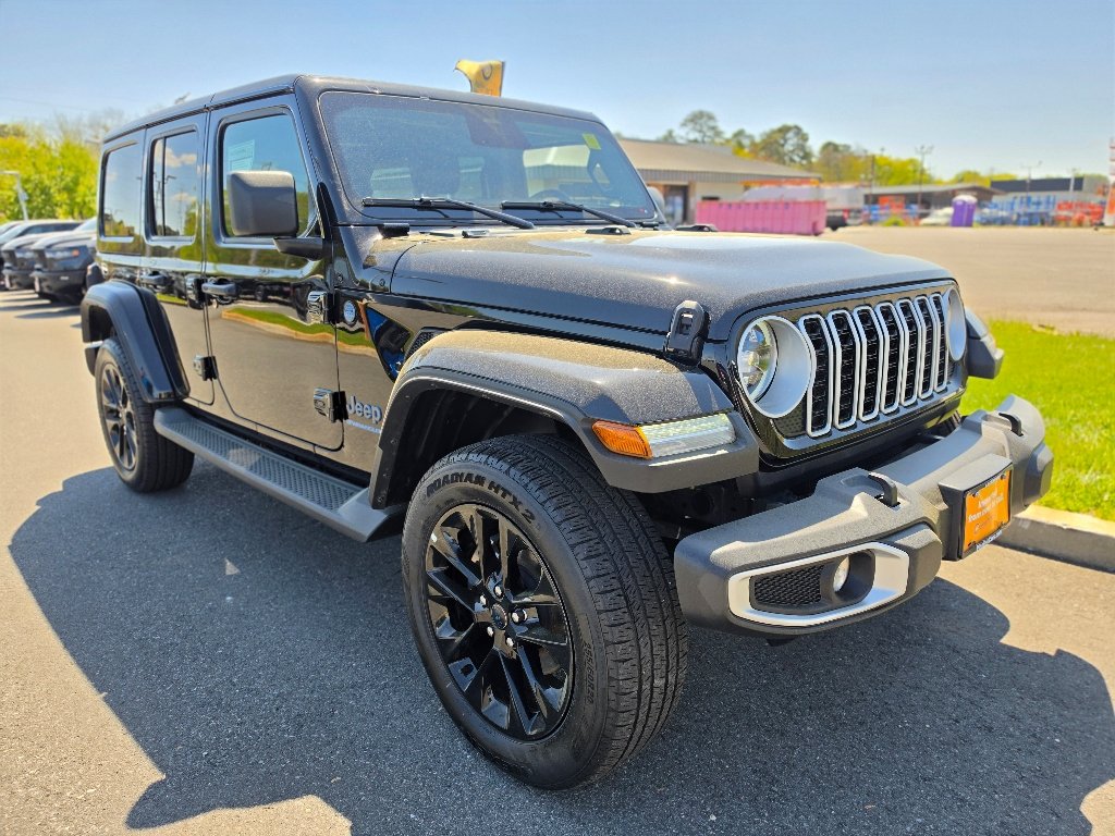 Certified Used 2025 Black Clear Coat Jeep Sahara 4xe image 23