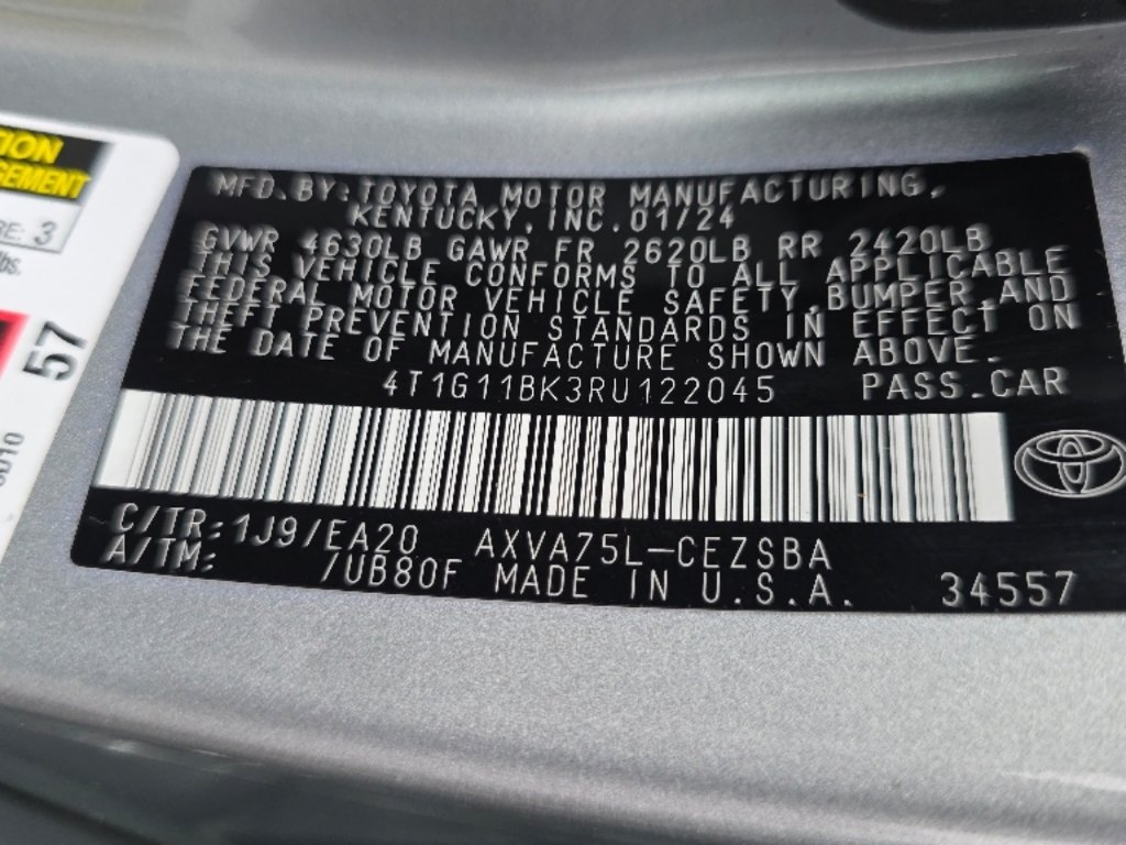 Certified Used 2024 Silver Toyota SE image 35