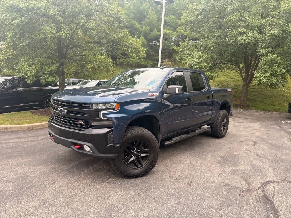 Used 2021 Blue Metallic Chevrolet LT Trail Boss image 1