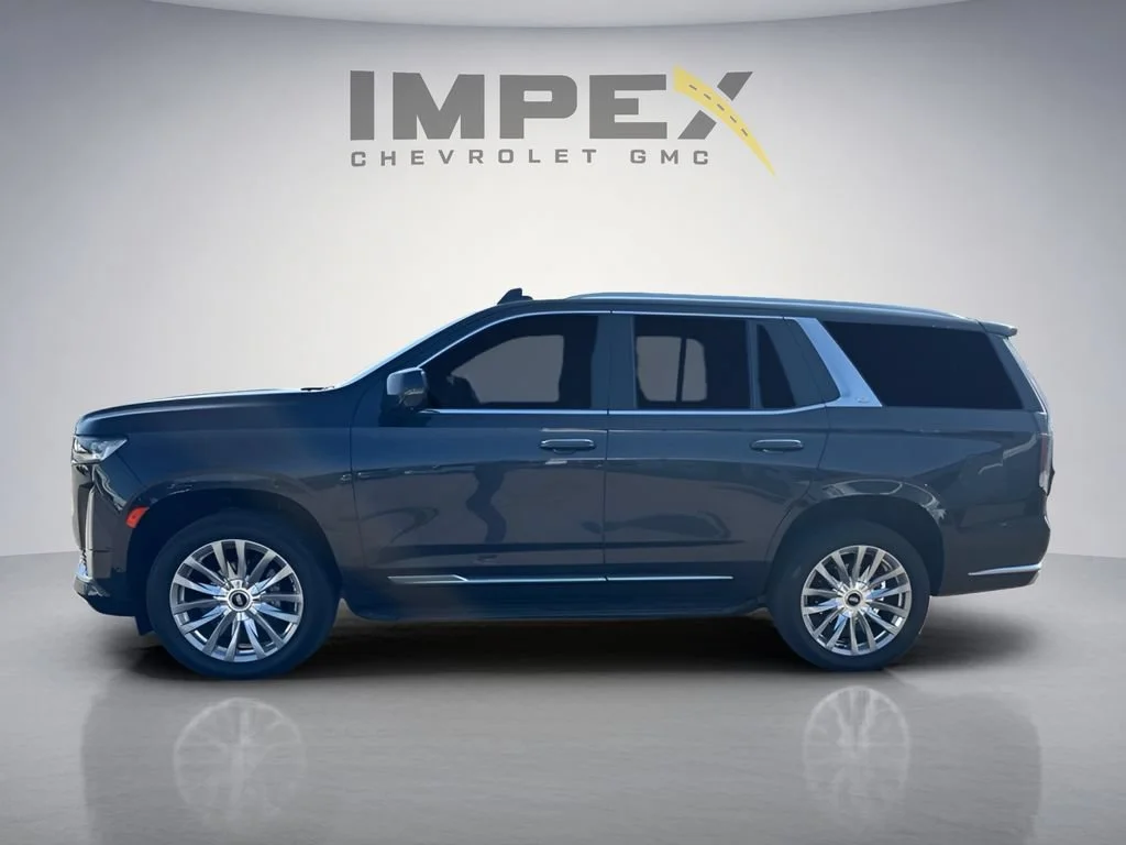 Used 2023 Galactic Gray Metallic Cadillac Premium Luxury image 2