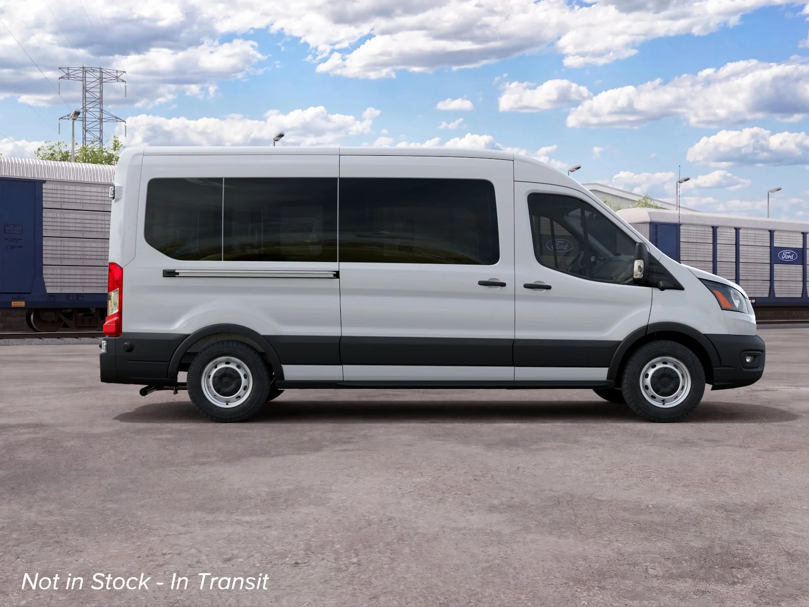 New 2027 Oxford White Ford Passenger Van XL image 5