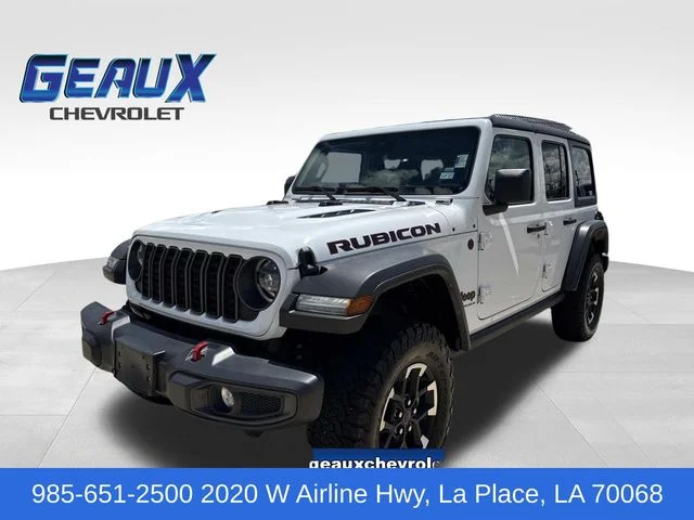 Used 2025 White Jeep Rubicon image 1