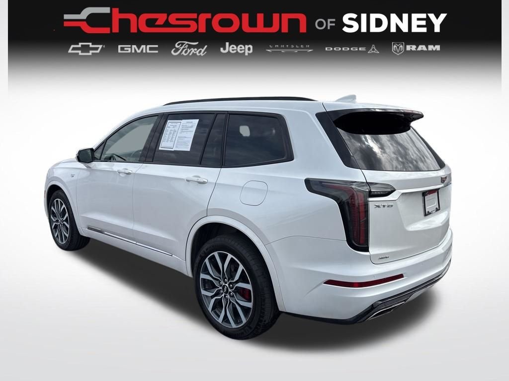 Used 2024 Crystal White Tri-Coat Cadillac Sport image 3