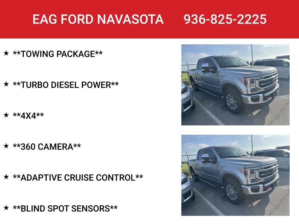 Used 2022 Iconic Silver Metallic Ford Lariat image 3