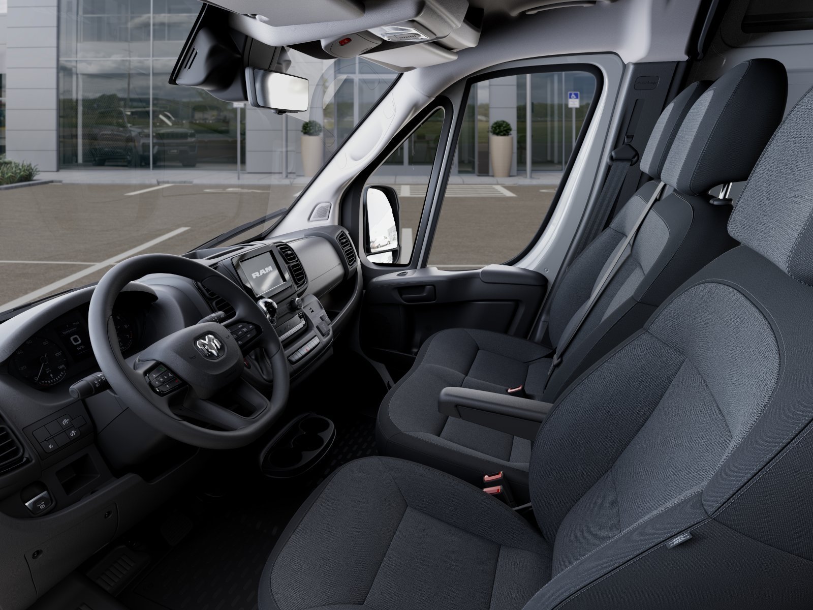 New 2026 Bright White Clearcoat RAM High Roof image 48