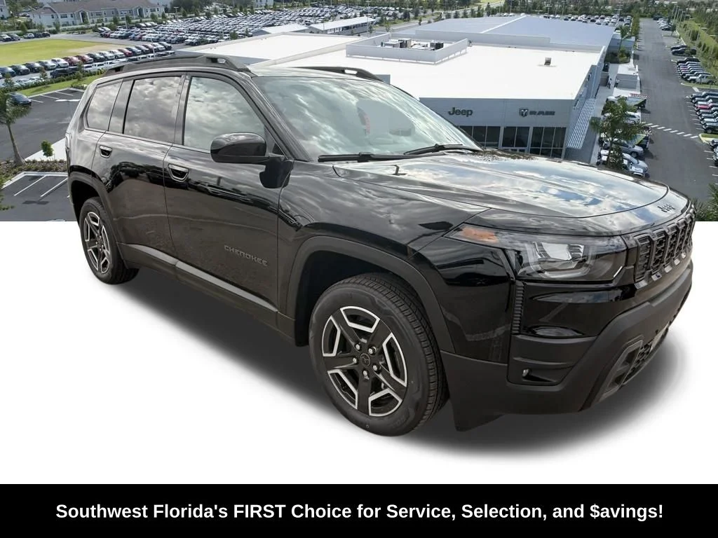 New 2026 Diamond Black Crystal Pearl-Coat Exterior Paint Jeep Laredo image 2
