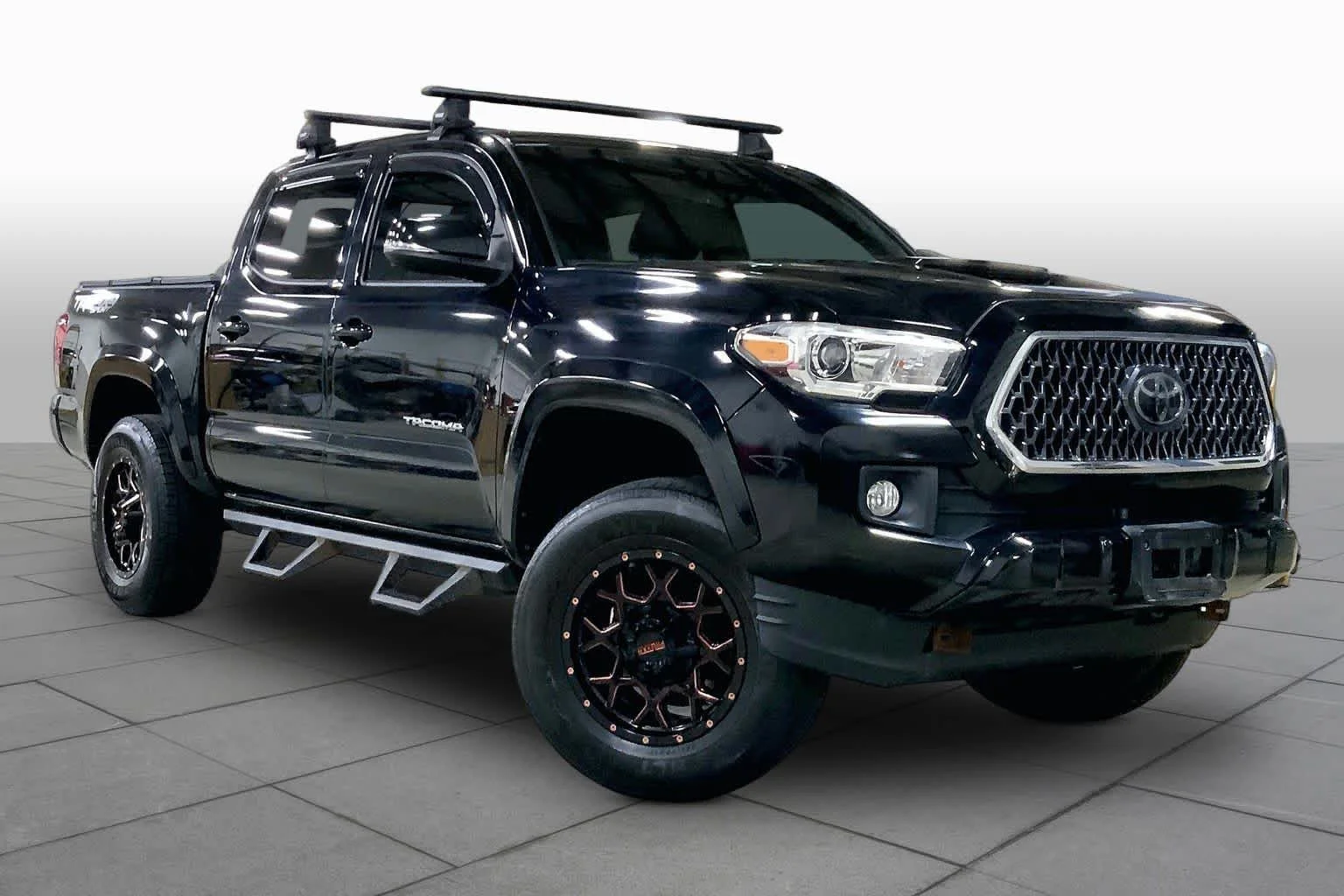 Used 2018 Midnight Black Metallic Toyota TRD Sport image 3