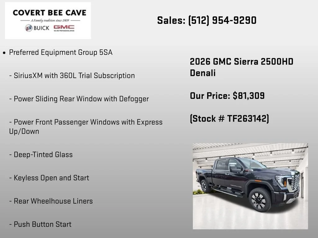 New 2026 Titanium Rush Metallic GMC Denali image 7