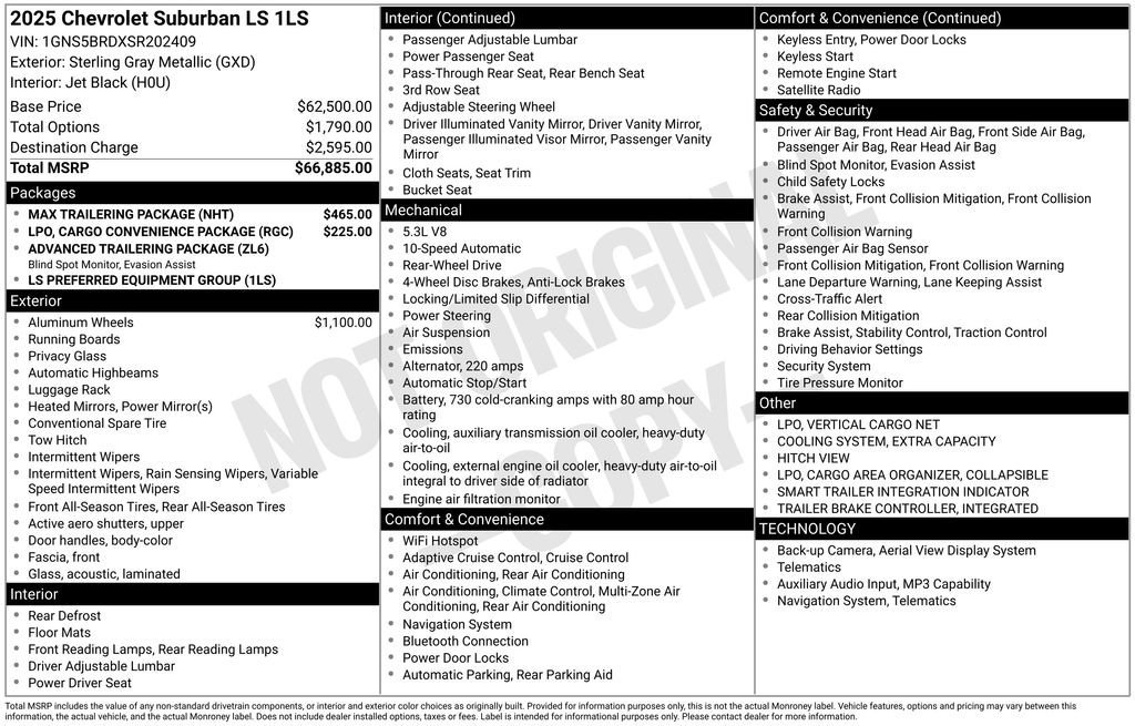 2025 Chevrolet Suburban LS 2WD's photo